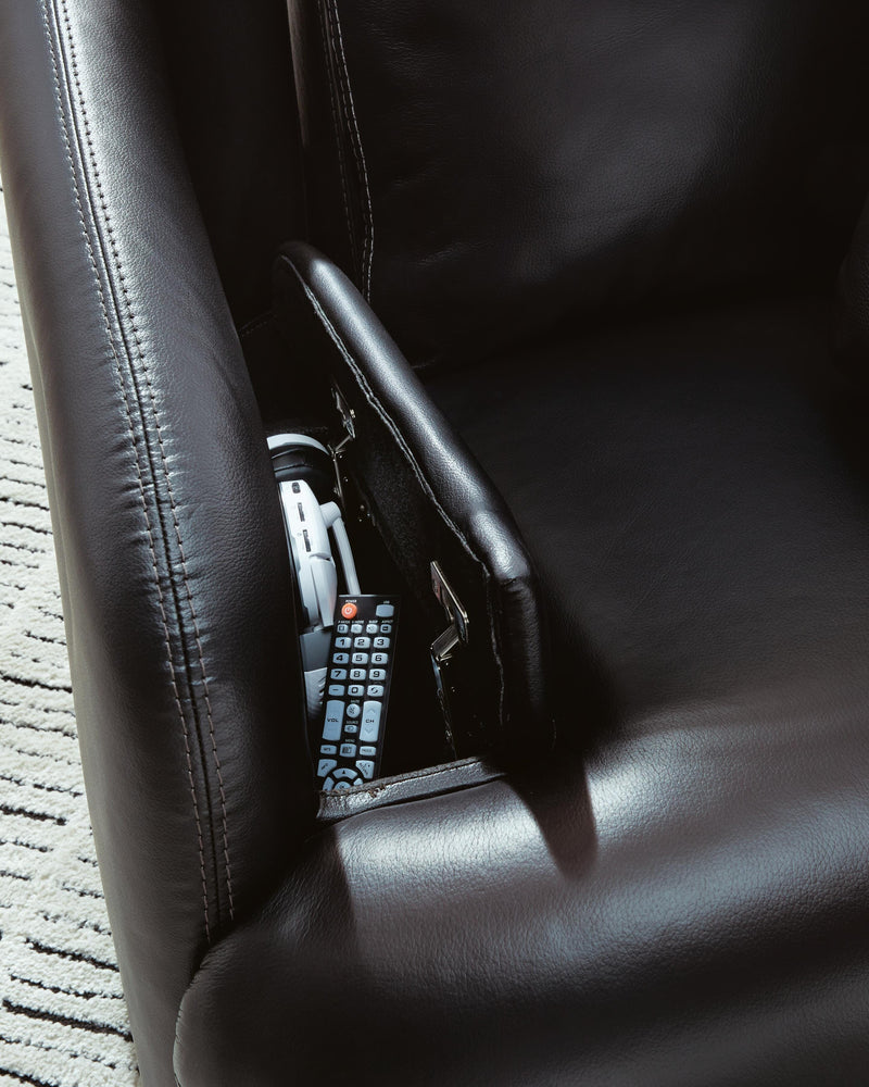 Modmax II Black Swivel Glider Recliner - 7430561