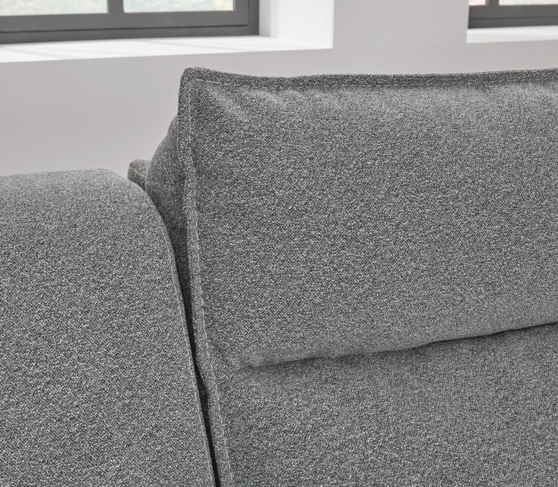 Modmax II Salt and Pepper 7-Piece Power Reclining Sectional with Chaise and Audio Consoles - 65906S20