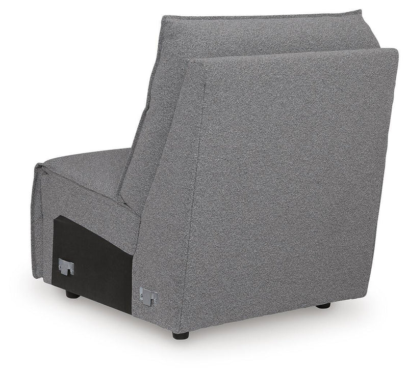 Modmax II Salt and Pepper Armless Chair - 6590646