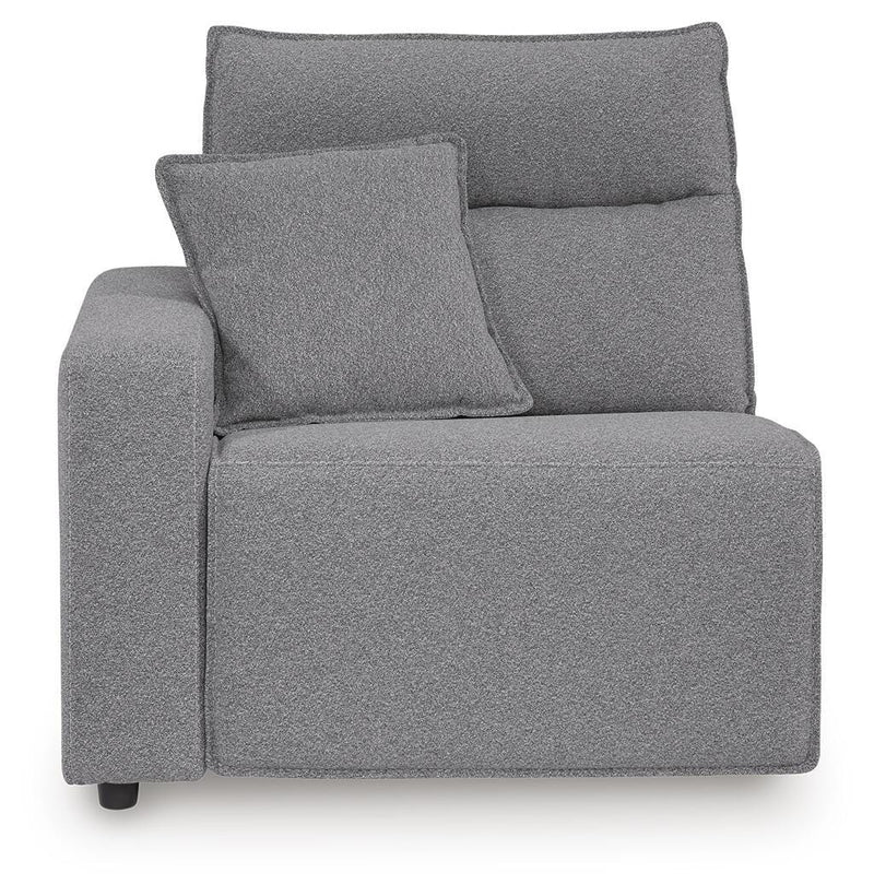 Modmax II Salt and Pepper Left-Arm Facing Power Recliner - 6590658