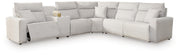 Modmax II Stone 6-Piece Reclining Sectional with Console - 65907S36