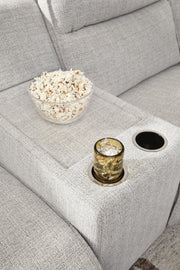Modmax II Stone 6-Piece Reclining Sectional with Console - 65907S36
