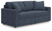 Modmax Ink 3-Piece Sectional Sofa, 2-Piece Sectional Loveseat and Swivel Glider Recliner - 92121U21