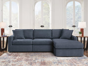 Modmax Ink 3-Piece Sectional Sofa Storage Chaise - 92121S79