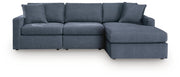 Modmax Ink 3-Piece Sectional Sofa Storage Chaise - 92121S79