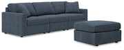 Modmax Ink 3 Piece Sectional with Ottoman - DMV FurnitureSectional