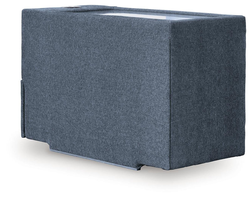 Modmax Ink 4-Piece Sectional Sofa, 3-Piece Sectional Loveseat and Ottoman - 92121U25