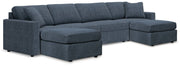 Modmax Ink 4 Piece Sectional with Double Ottoman - DMV FurnitureSectional