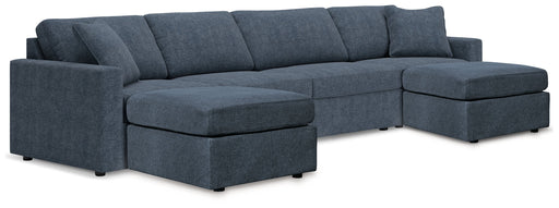 Modmax Ink 4 Piece Sectional with Double Ottoman - DMV FurnitureSectional