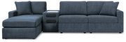 Modmax Ink 4 Piece Sectional with Ottoman, Console - DMV FurnitureSectional