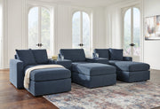 Modmax Ink 5 Piece Sectional with 3xOttoman, Double Console - DMV FurnitureSectional