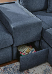 Modmax Ink 6-Piece Sectional with Chaise and Ottoman - 92121U7