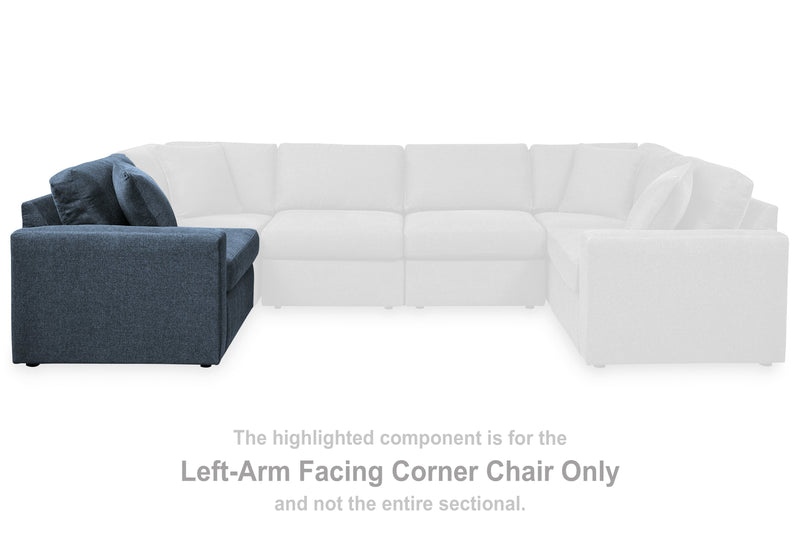 Modmax Ink Left-Arm Facing Corner Chair - 9212164