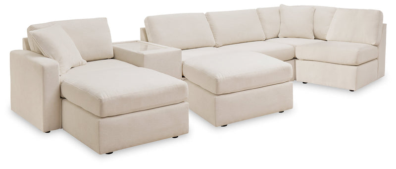 Modmax Oyster 6 Piece Sectional with Ottoman - DMV FurnitureSectional