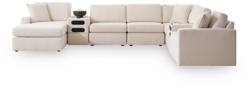 Modmax Oyster 8-Piece Sectional with Storage Chaise and Audio Consoles - 92103S97