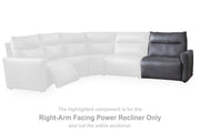 ModZ Blue Right-Arm Facing Power Recliner - U1400162