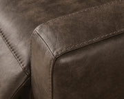 ModZ Chocolate 6-Piece Power Reclining Sectional with Audio Console - U14000S9