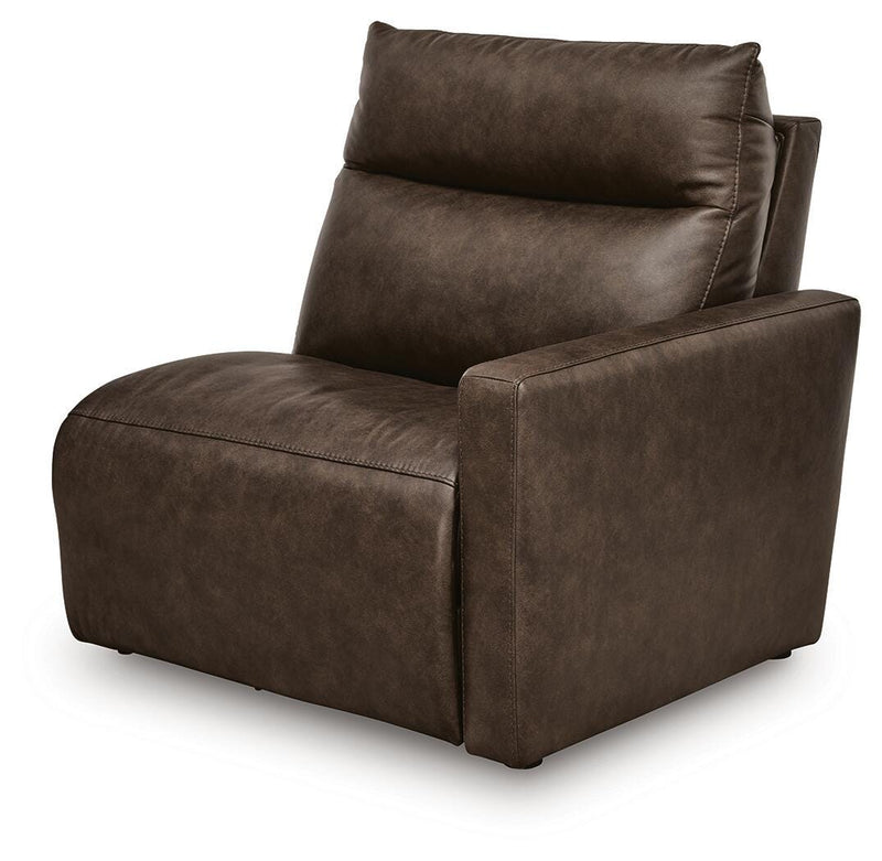 ModZ Chocolate Right-Arm Facing Power Recliner - U1400062