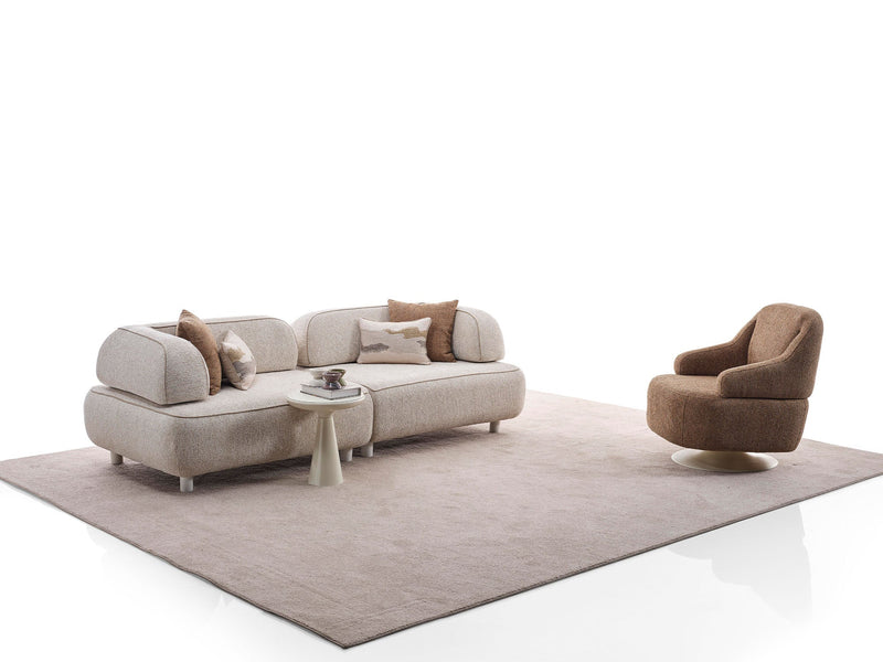 Mokka Convertible Module Sofa in Cream - 200-ELI-MOK-KRL 104-3M