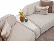 Mokka Convertible Module Sofa in Cream - 200-ELI-MOK-KRL 104-3M