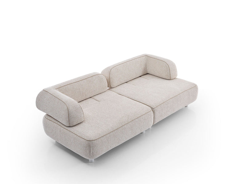 Mokka Convertible Sofa in Cream - 200-ELI-MOK-KRL 104-3
