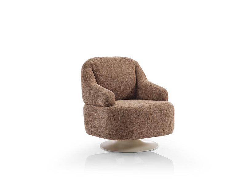 Mokka Swivel Chair in Brown - 200-ELI-MOK-KRL 504-B