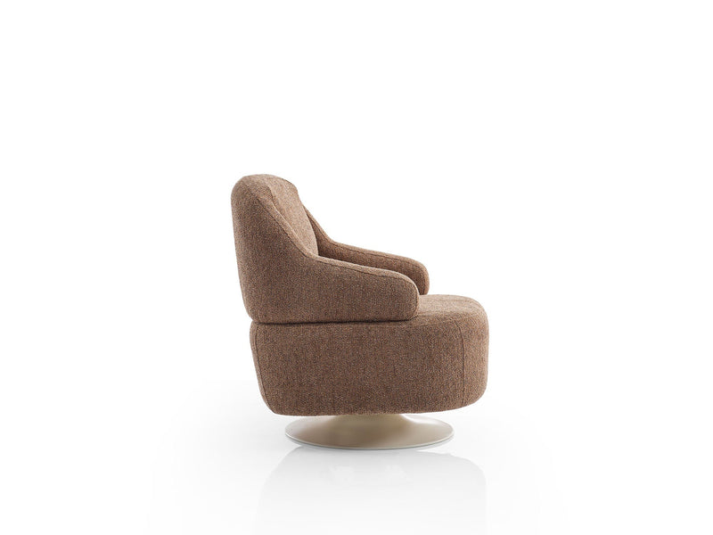 Mokka Swivel Chair in Brown - 200-ELI-MOK-KRL 504-B