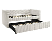 Molly Whote Dove Twin Daybed with Trundle - DMV FurnitureDaybed