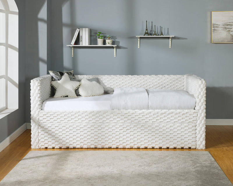 Molly Whote Dove Twin Daybed with Trundle - DMV FurnitureDaybed