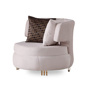 Monaco 3-pieces (Sofa & Loveseat & Chair) Livingroom Set Cream in Cream - 101-MON-LV925-321