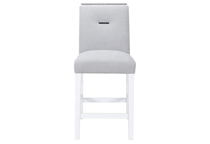 Monaco White Bar Table + 6 Monaco Bs-N - MONACO-WHITE-BT+MONACO-BS-N 7PC