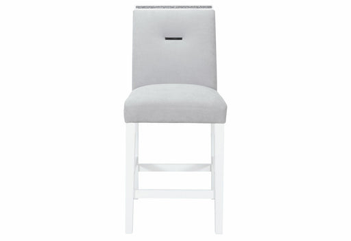 Monaco White Bar Table + Monaco Bs-N - MONACO-WHITE-BT+MONACO-BS-N