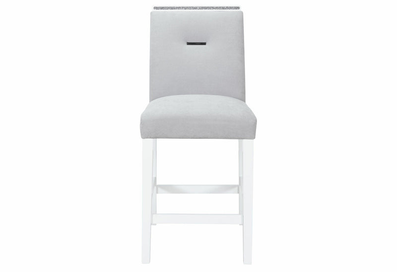 Monaco White Bar Table + Monaco Bs-N - MONACO-WHITE-BT+MONACO-BS-N