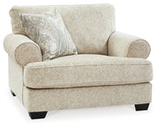 Monaghan Sofa, Loveseat, Chair and Ottoman in Sandstone - PKG001877