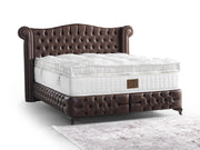 Monalisa Storage Bed With Headboard Brown - King in Brown - 110-MON-BRW-200-SB