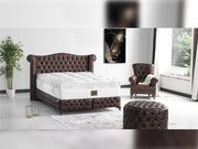 Monalisa Storage Bed With Headboard Brown - Queen in Brown - 110-MON-BRW-150-SB