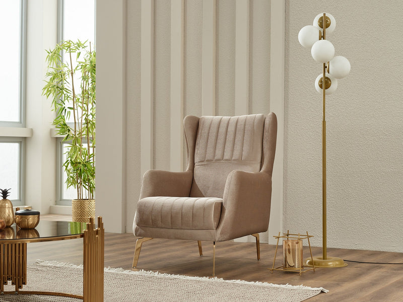 Montana 3-pieces (Sofa & Loveseat & Chair) Livingroom in Grey - 200-SIM-MON-VELVET412-321