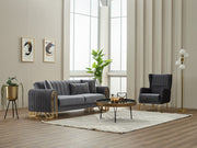 Montana Convertible Loveseat in Beige - 200-SIM-MON-VELVET260-2