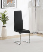 Montclair Upholstered Dining Side Chair Black (Set of 4) - 100515BLK