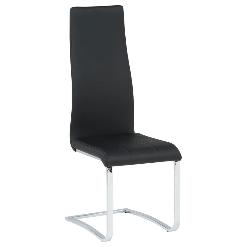 Montclair Upholstered Dining Side Chair Black (Set of 4) - 100515BLK