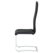 Montclair Upholstered Dining Side Chair Black (Set of 4) - 100515BLK