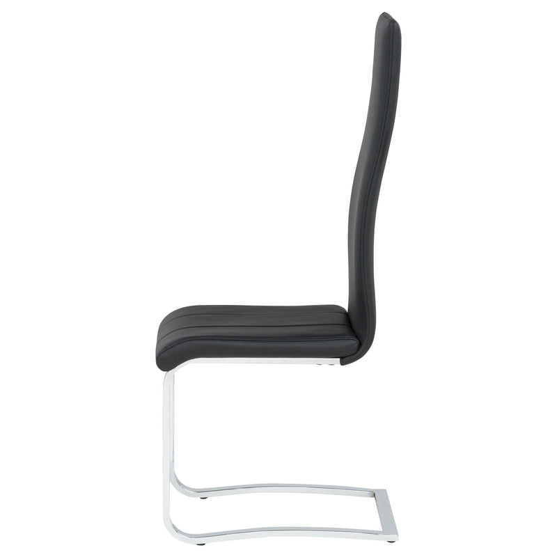 Montclair Upholstered Dining Side Chair Black (Set of 4) - 100515BLK