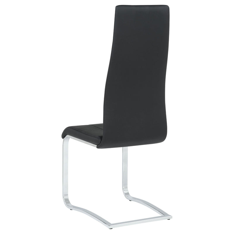 Montclair Upholstered Dining Side Chair Black (Set of 4) - 100515BLK