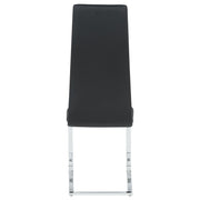 Montclair Upholstered Dining Side Chair Black (Set of 4) - 100515BLK
