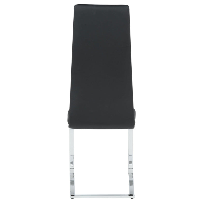 Montclair Upholstered Dining Side Chair Black (Set of 4) - 100515BLK