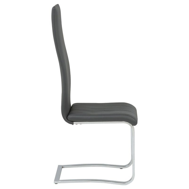Montclair Upholstered Dining Side Chair Grey (Set of 4) - 100515GRY