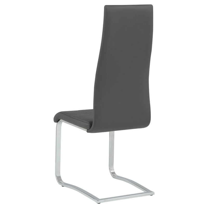 Montclair Upholstered Dining Side Chair Grey (Set of 4) - 100515GRY