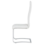 Montclair Upholstered Dining Side Chair White (Set of 4) - 100515WHT