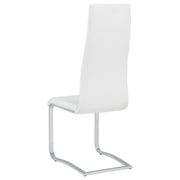 Montclair Upholstered Dining Side Chair White (Set of 4) - 100515WHT