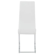 Montclair Upholstered Dining Side Chair White (Set of 4) - 100515WHT